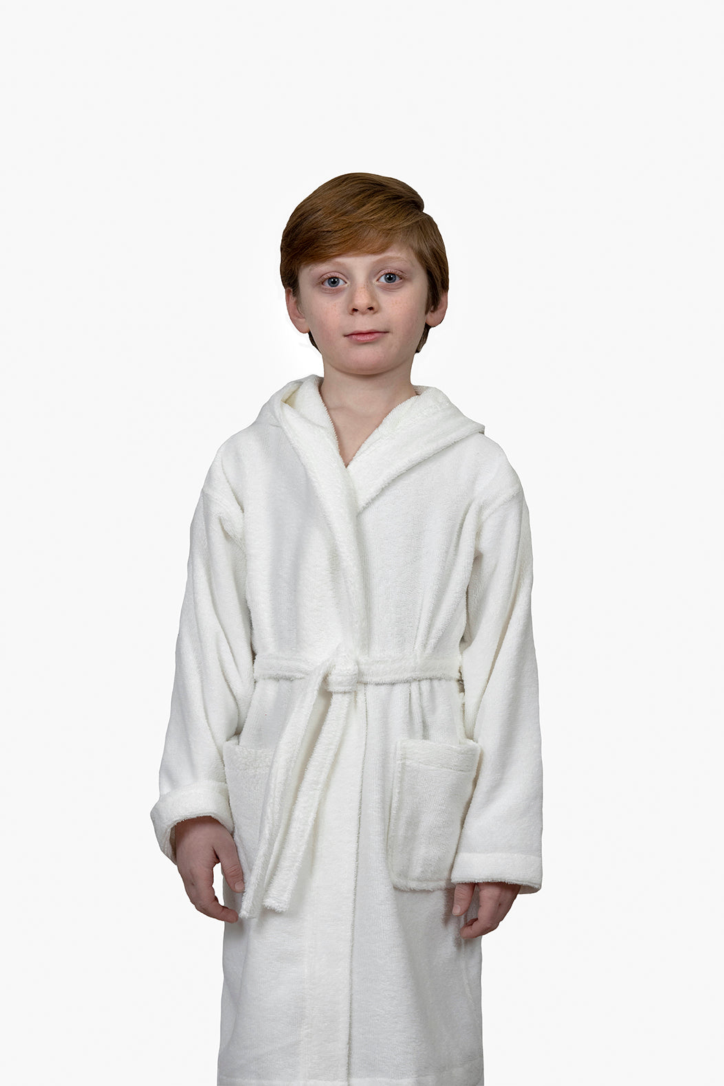 Kids Very Soft Bath Robe in Marshmallow