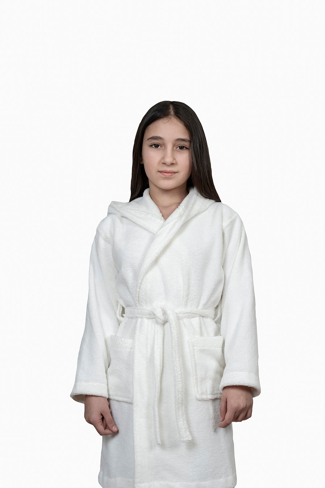 Kids Very Soft Bath Robe in Marshmallow