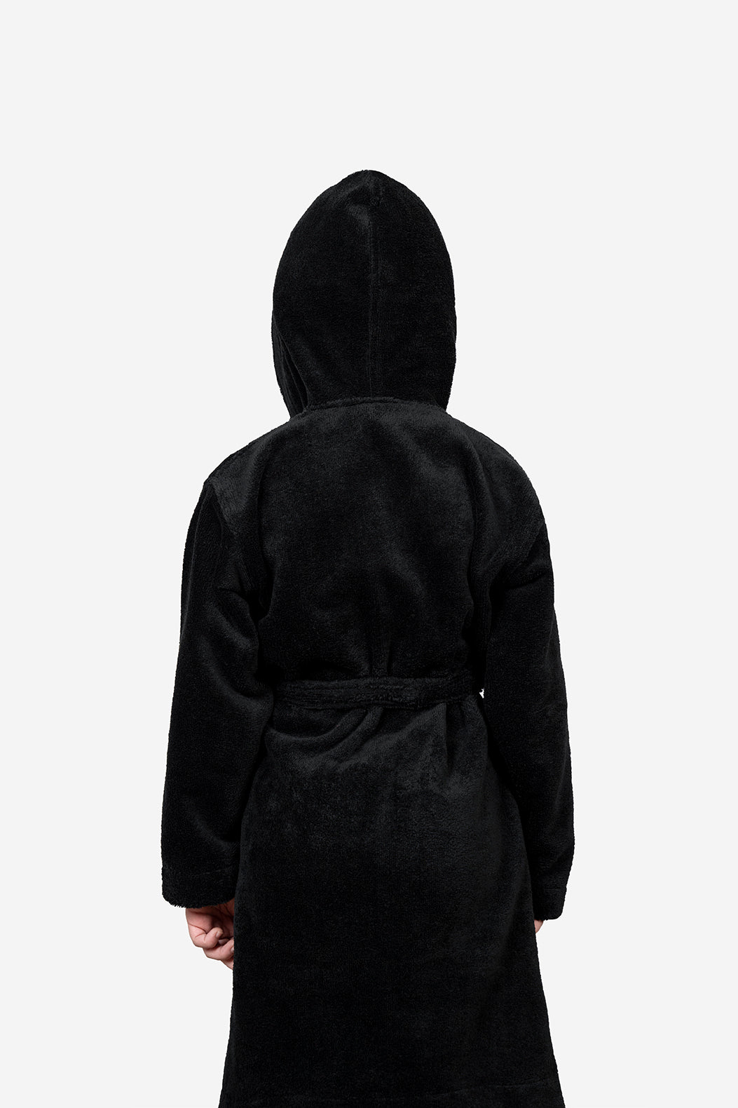 Kids Very Soft Bath Robe in Black