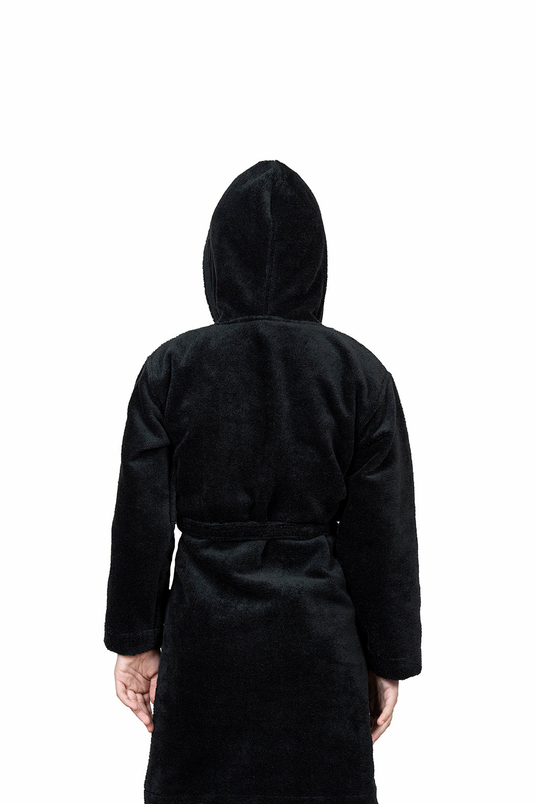Kids Very Soft Bath Robe in Black