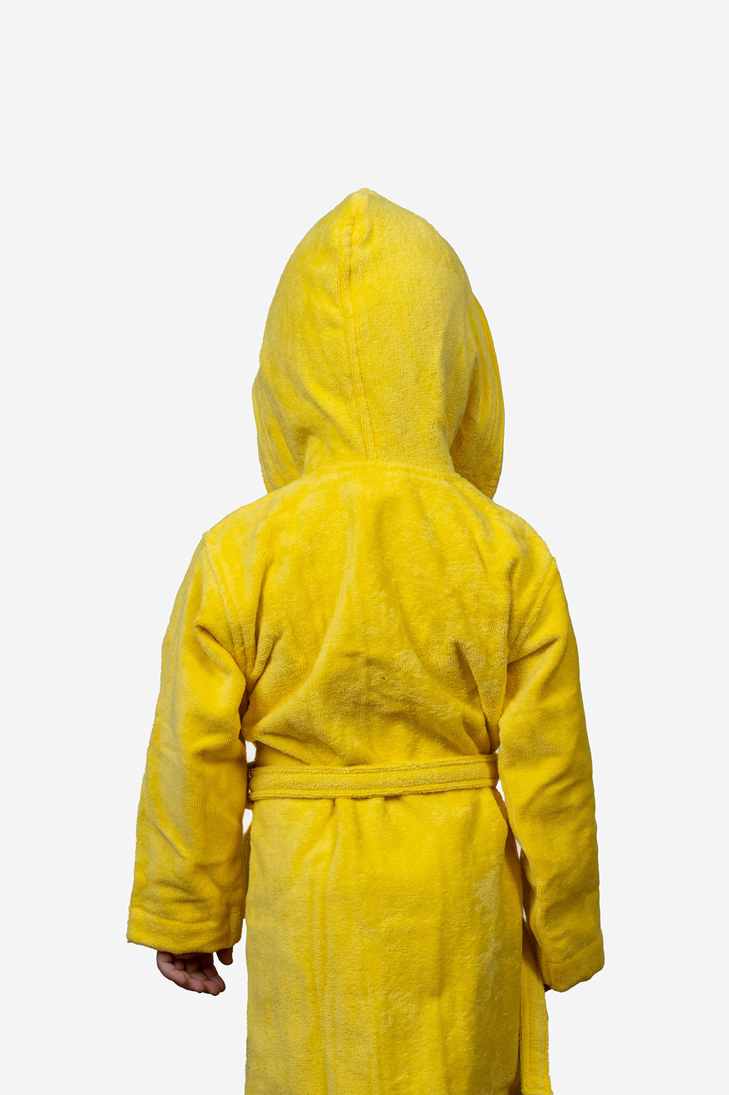 Kids Velour Bathrobe in Sunshine