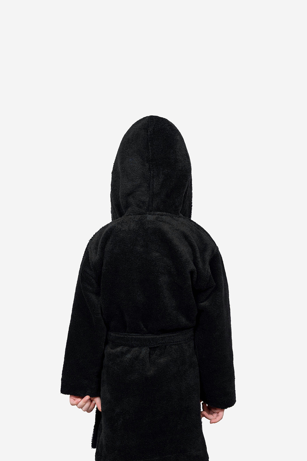 Kids Very Soft Bath Robe in Black