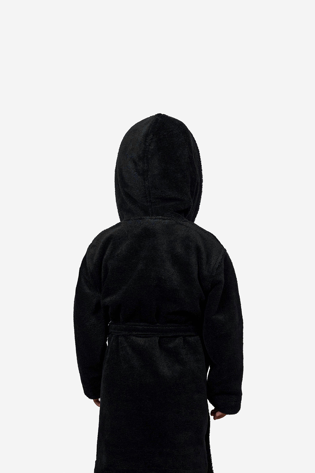 Kids Very Soft Bath Robe in Black