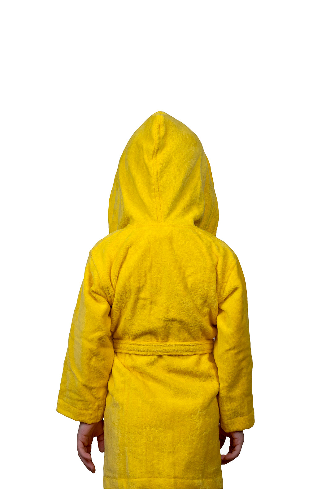 Kids Velour Bathrobe in Sunshine