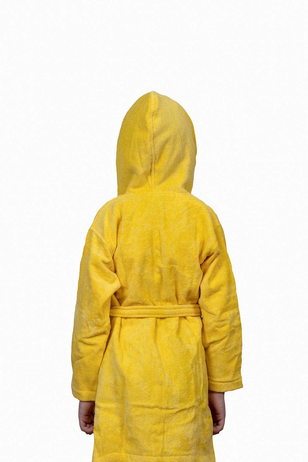 Kids Velour Bathrobe in Sunshine