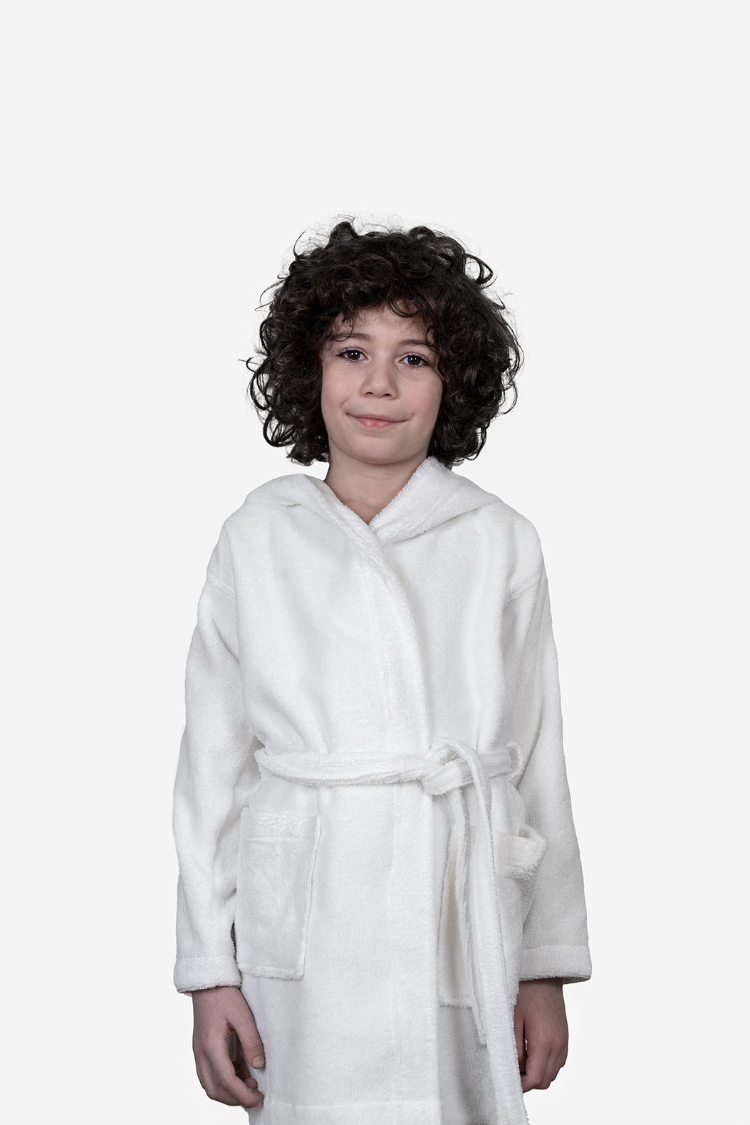 Kids Very Soft Bath Robe in Marshmallow