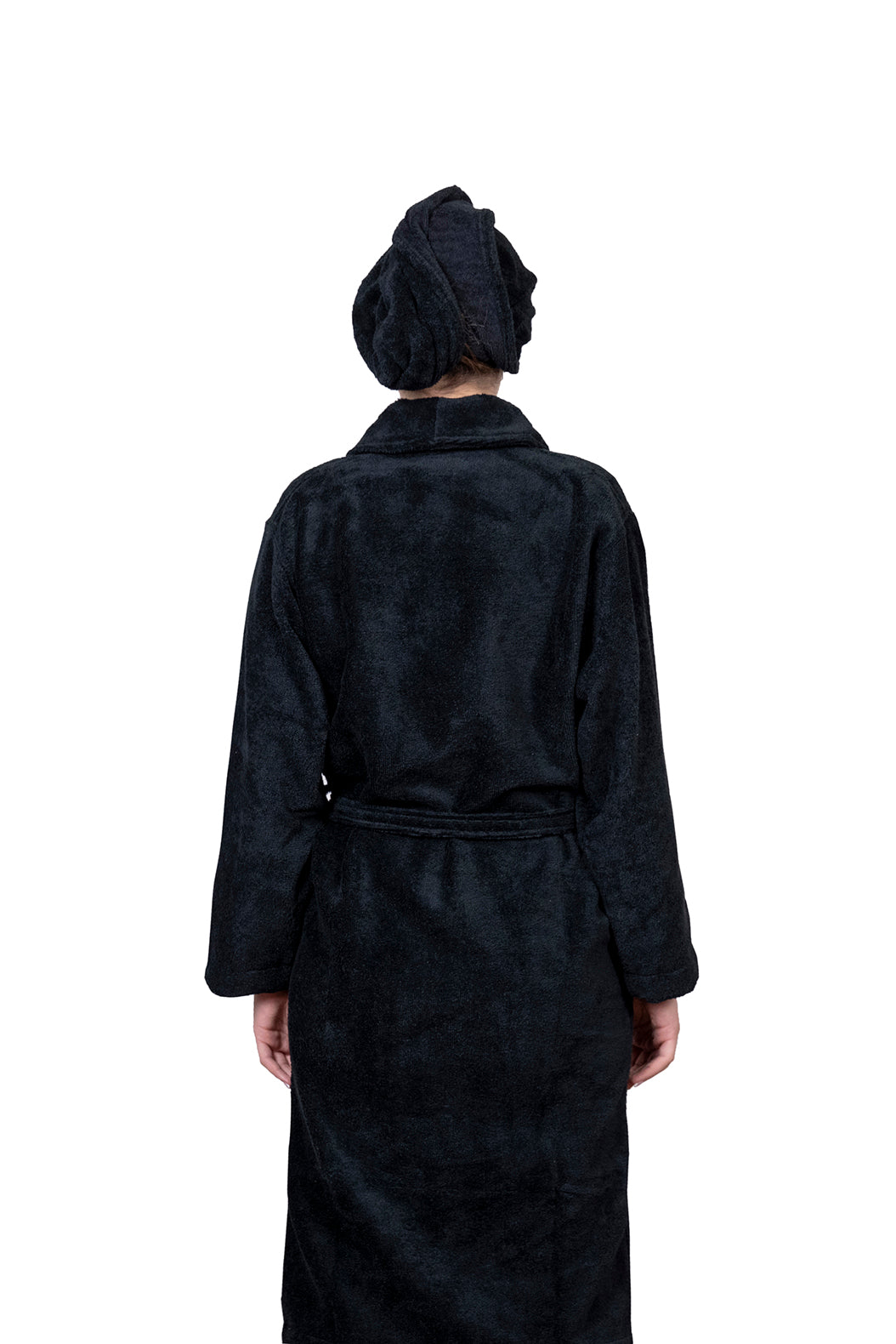 Adults The Very Soft Bathrobe in Noir
