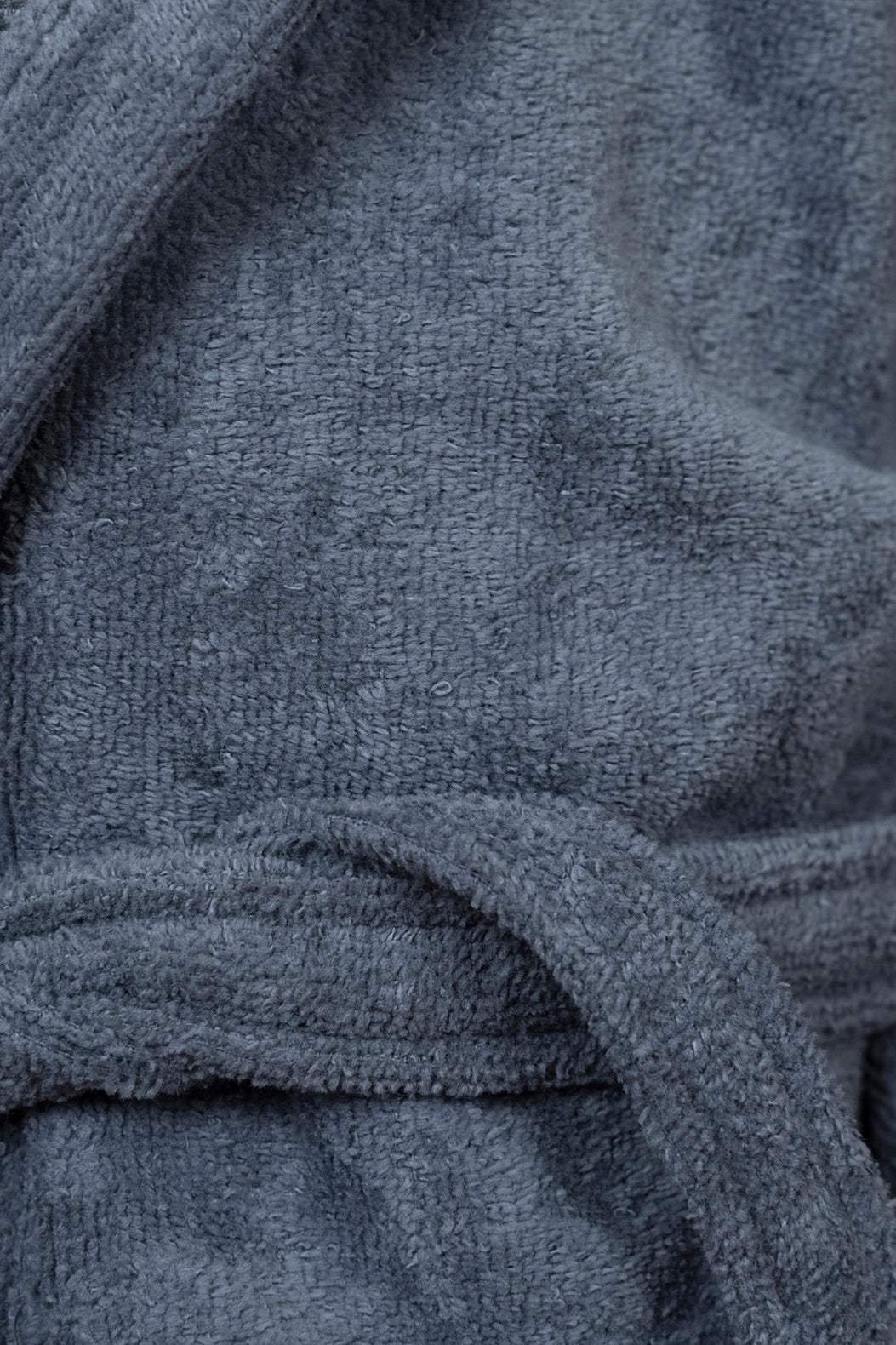 Kids Velour Bathrobe in Smoky Bullet