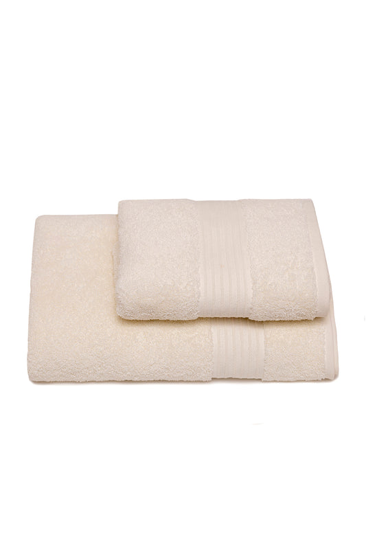 Happy Towel in Creamy