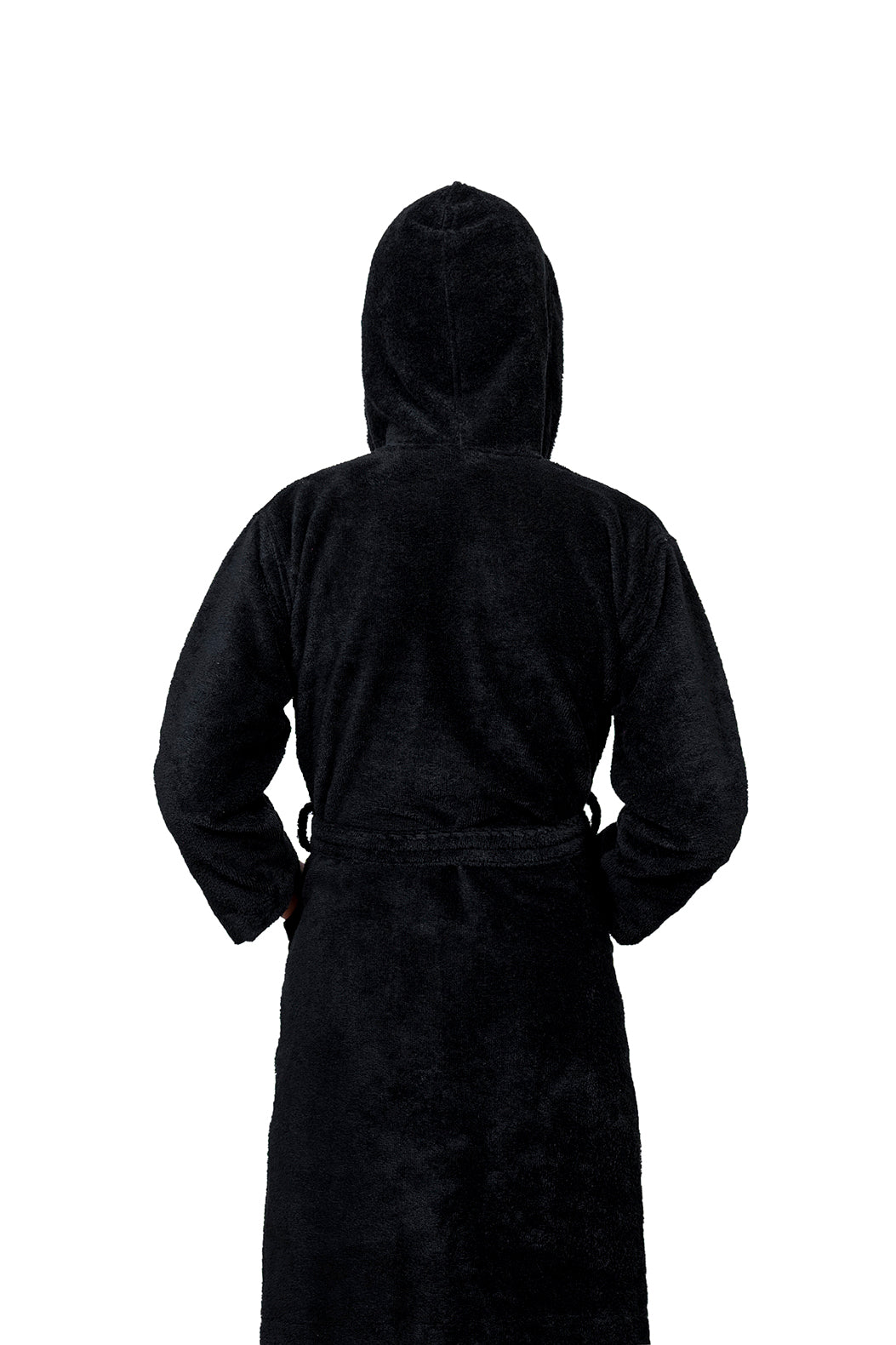 Kids Very Soft Bath Robe in Black