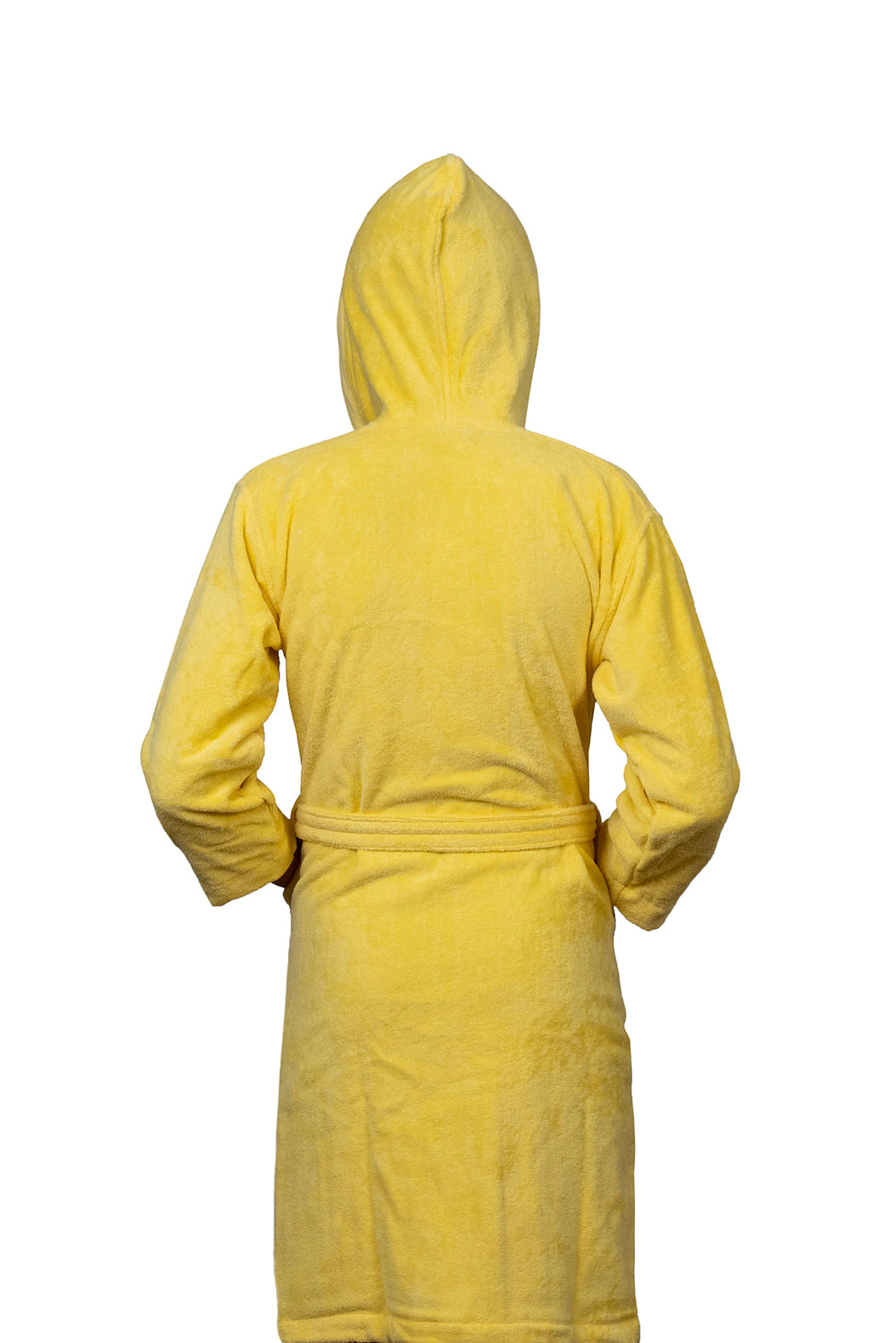 Kids Velour Bathrobe in Sunshine