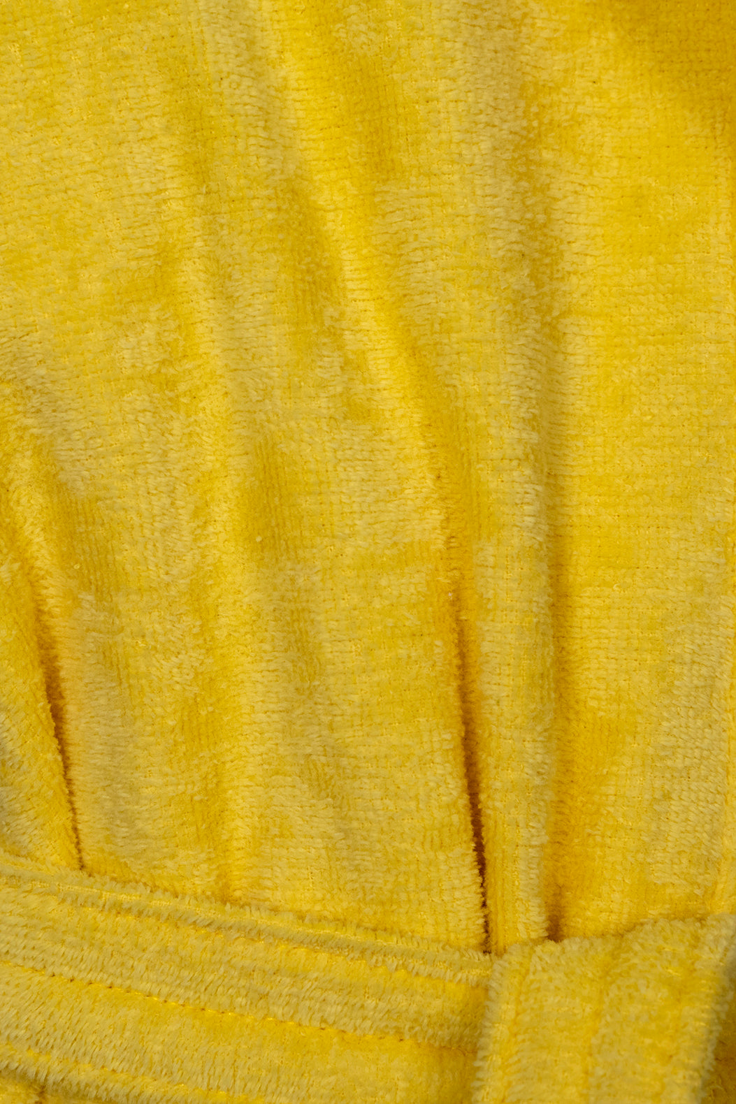 Kids Velour Bathrobe in Sunshine