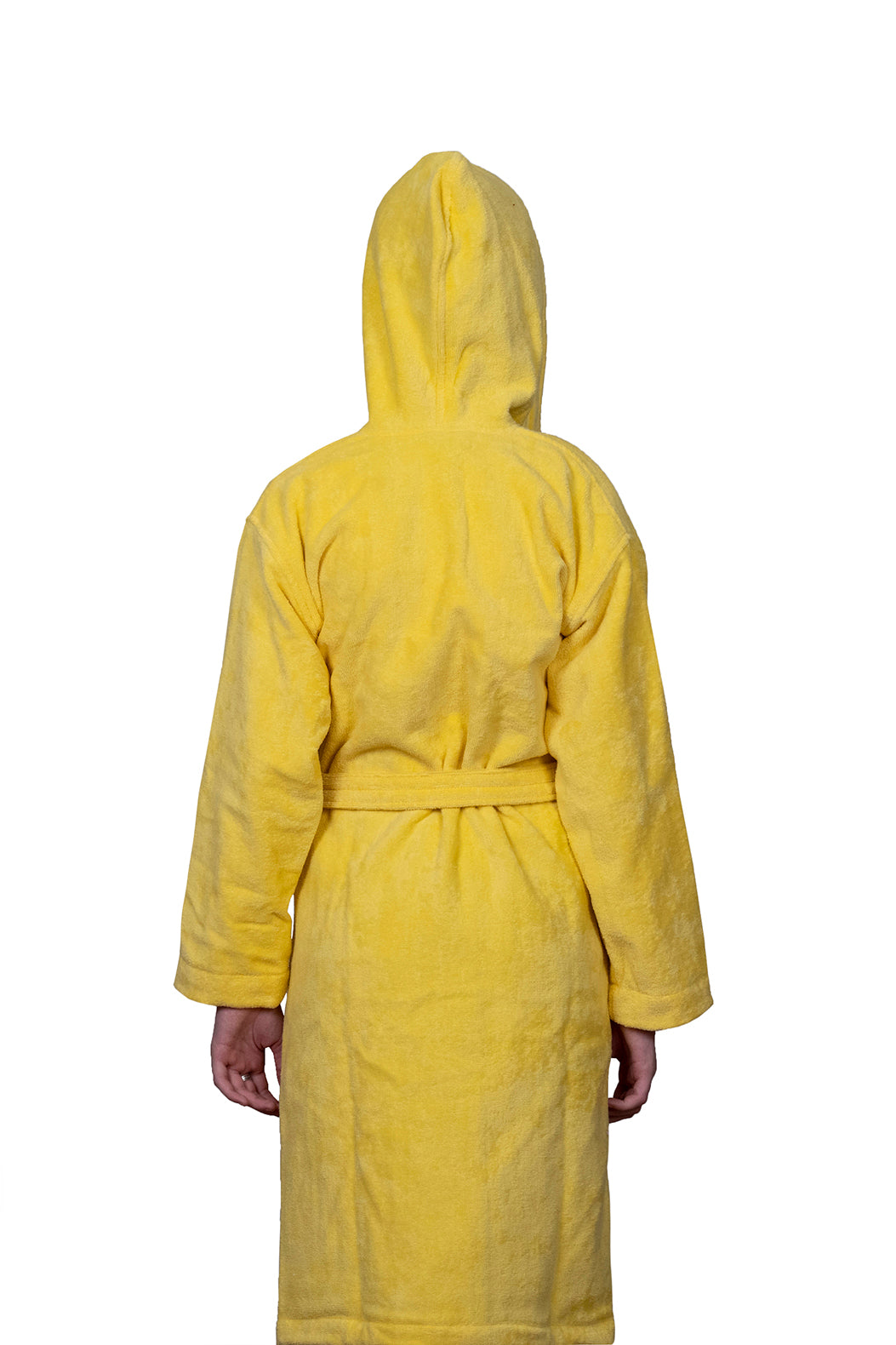 Kids Velour Bathrobe in Sunshine