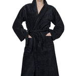 Adults The Very Soft Bathrobe in Noir