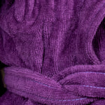 Kids Velour Bathrobe in Lilac