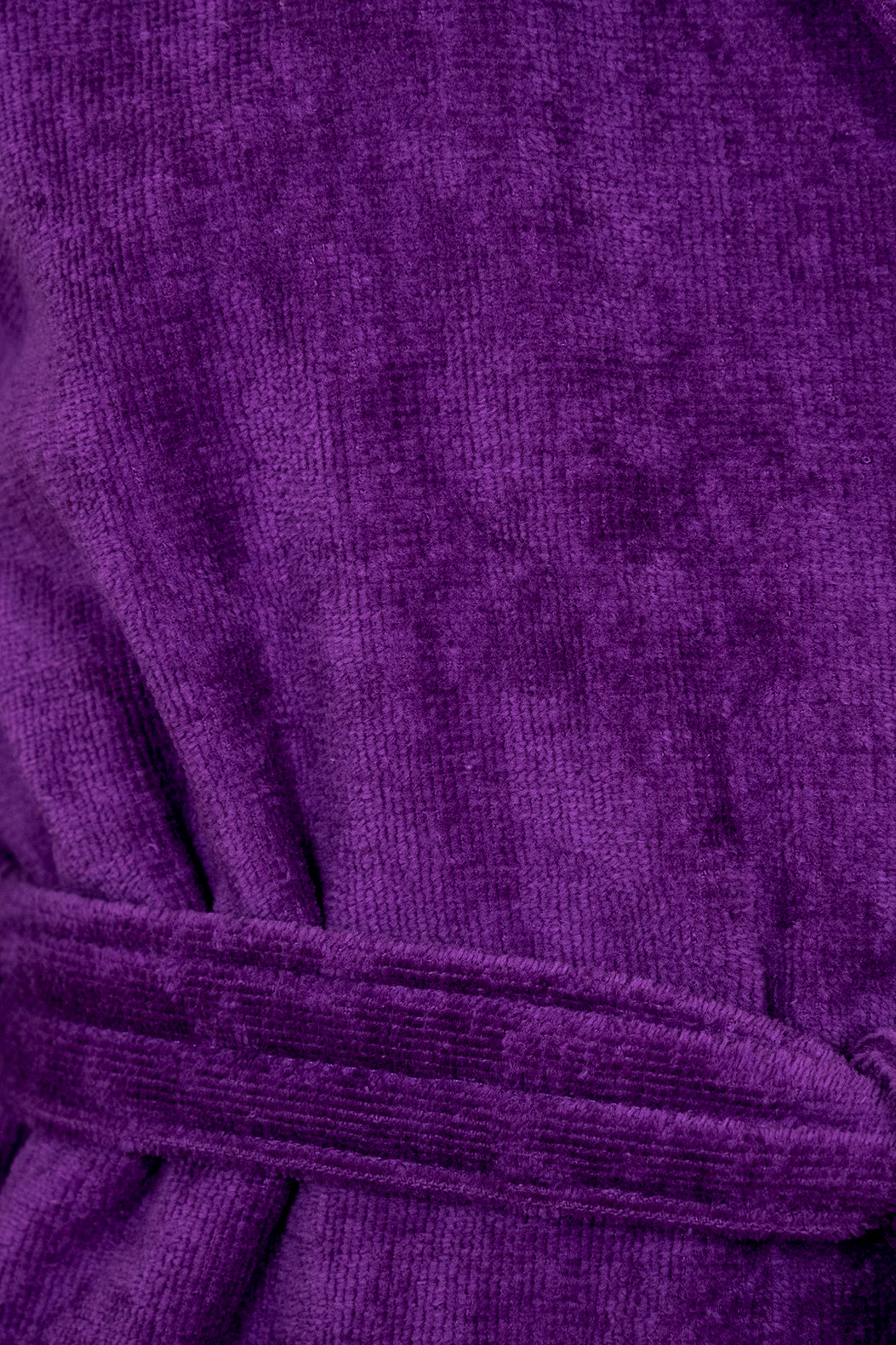 Kids Velour Bathrobe in Lilac